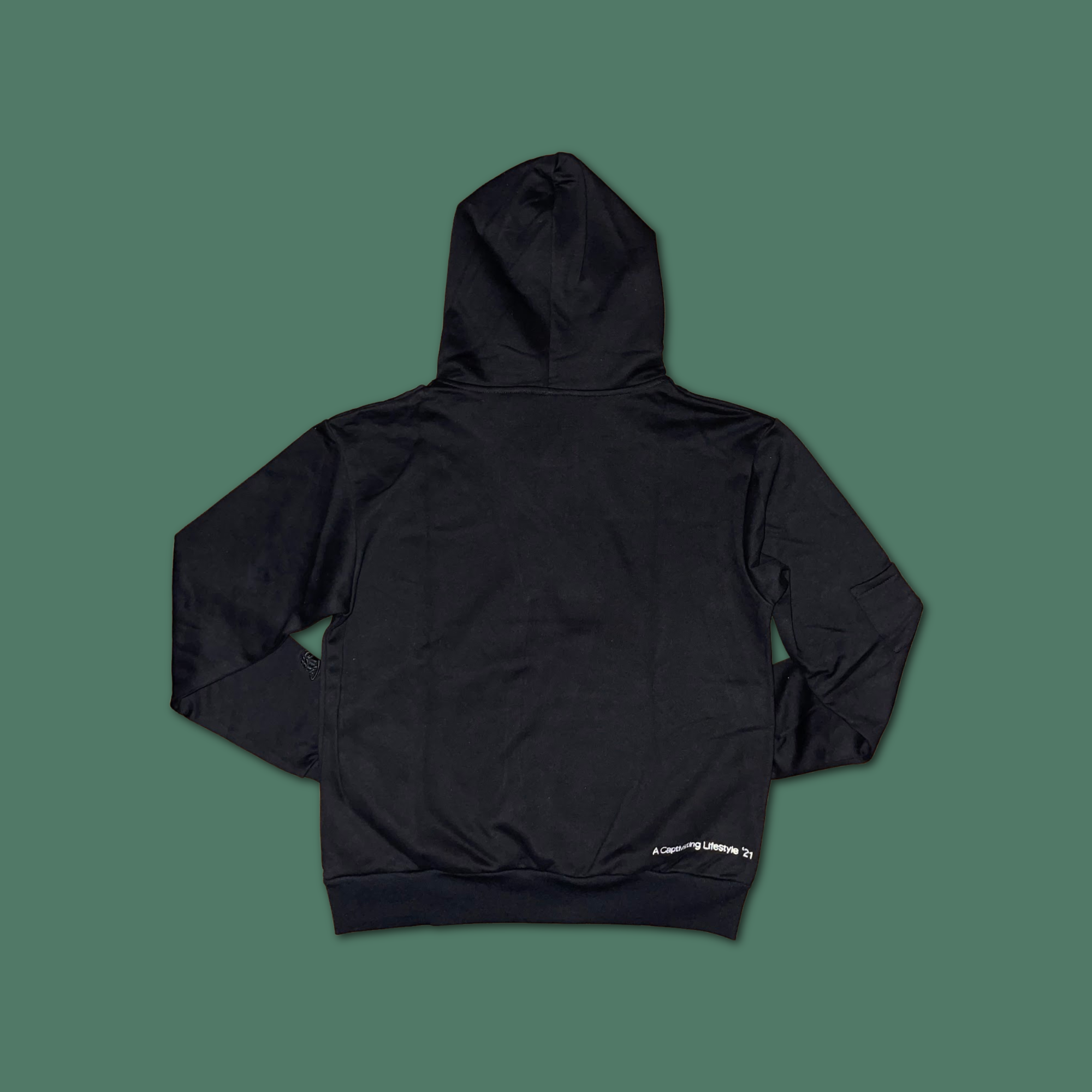 Black "AURA" Hoodie