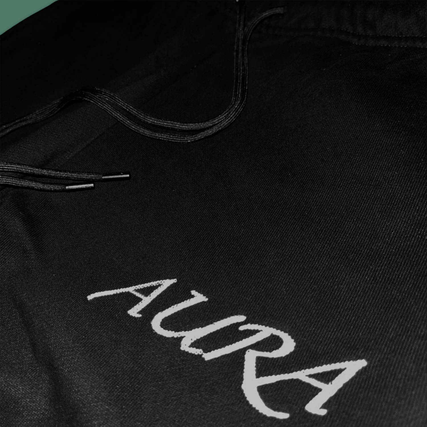 Black "AURA" Sweatpants