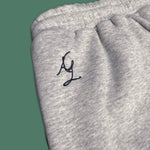 Load image into Gallery viewer, Heather Grey &quot;Smooth Aura&quot; Striped Sweatpants
