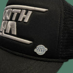 Load image into Gallery viewer, Black &quot;Smooth Aura&quot; Trucker Hat Vol. 2
